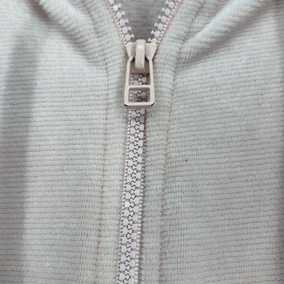 SATURDAY SUNDAY x ANTHROPOLOGIE | Pink Cozy Ribbed Velvet Hooded Jumpsuit | Smal - Picture 8 of 14